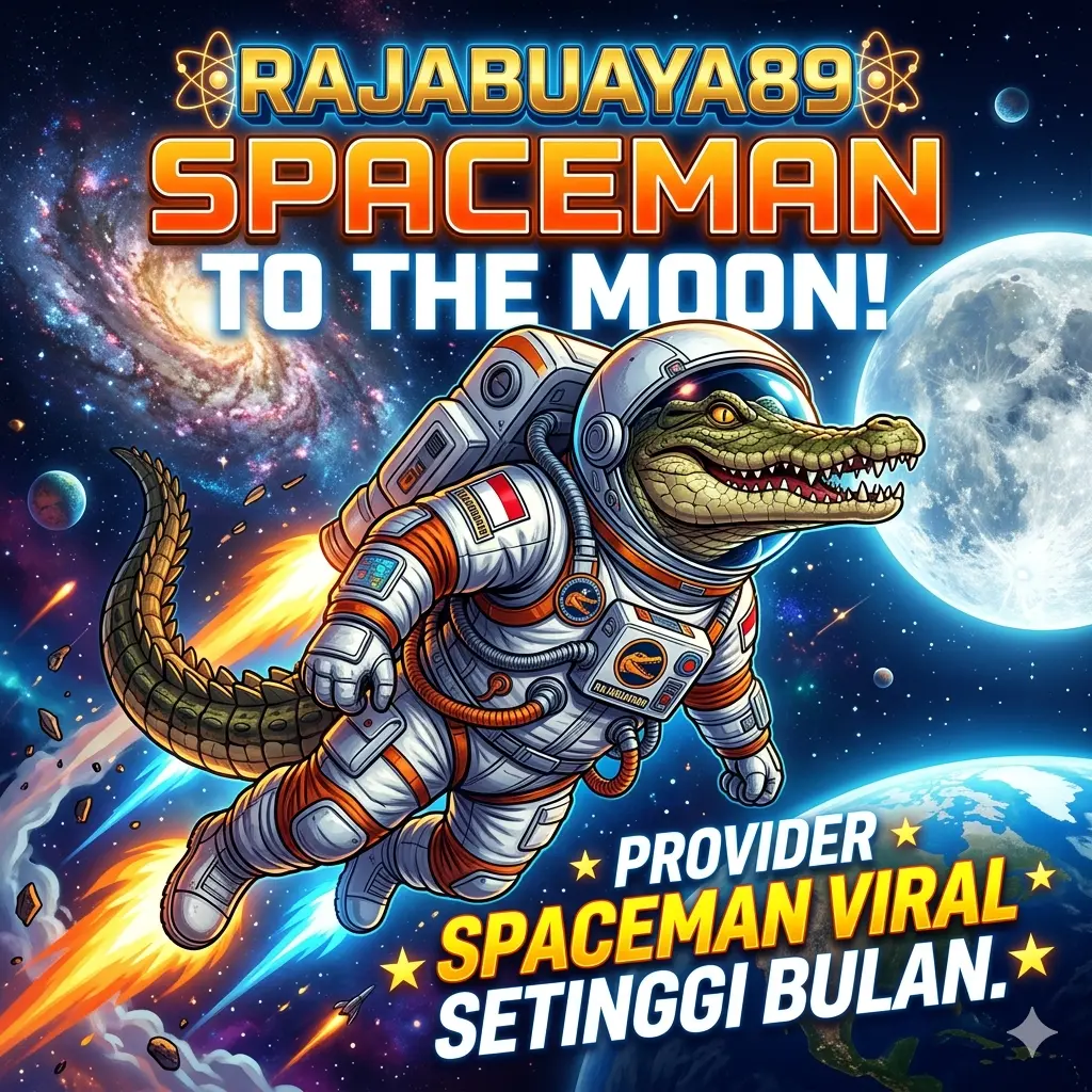 RAJABUAYA89 Spaceman To the Moon! Provider Spaceman Viral Setinggi Bulan.